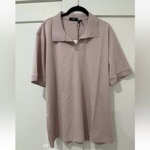 Theory Men’s Pink Polo Shirt